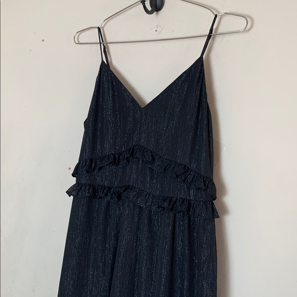 Madewell Shimmer Ruffle Cami Dress Size 2 - Picture 3 of 8